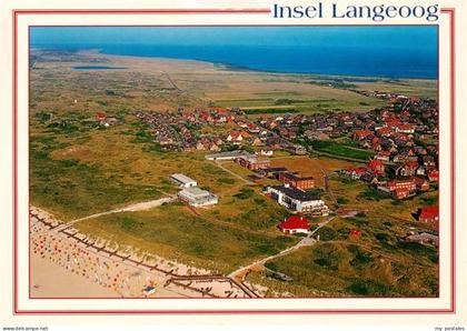 Langeoog Nordseebad Fliegeraufnahme