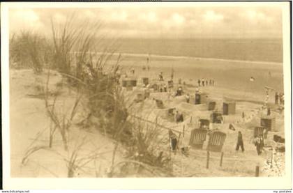 Langeoog Nordseebad Langeoog Strand ungelaufen ca. 1955