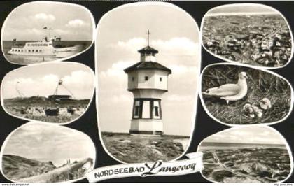 Langeoog Nordseebad Langeoog  ungelaufen ca. 1955