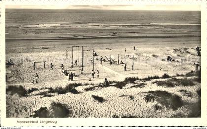Langeoog Nordseebad Strandpartie