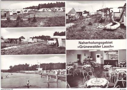 Grünewalde-Lauchhammer Mehrbild AK Grünewalder Lauch ua Zeltplatz 1984
