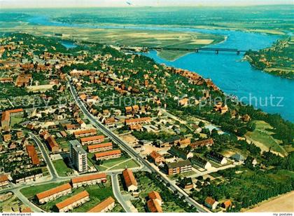 Lauenburg Elbe Fliegeraufnahme