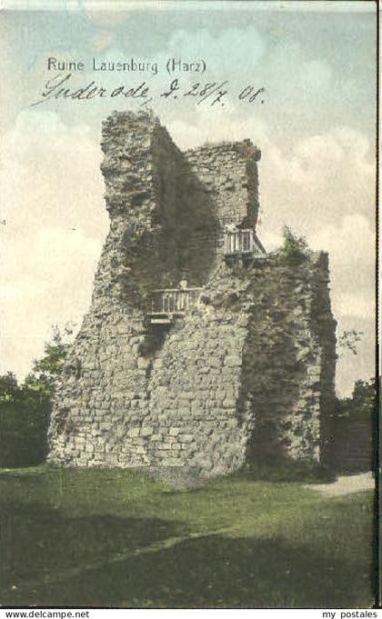 Lauenburg Elbe Lauenburg Ruine x 1908