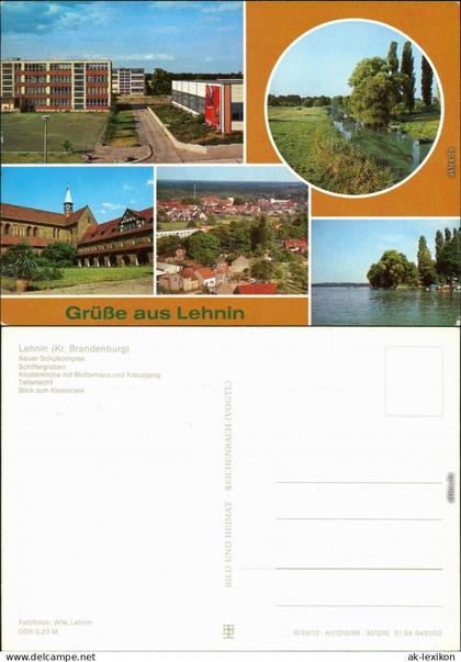 Lehnin Kloster Lehnin Neuer Schulkomplex, Schiffergraben,   1986