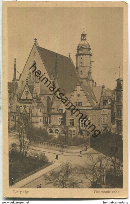 Leipzig - Thomaskirche - Verlag Fischer & Wittig Leipzig