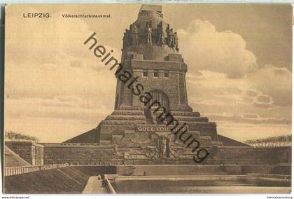Leipzig - Völkerschlachtdenkmal - Verlag Karl Fickenscher Leipzig