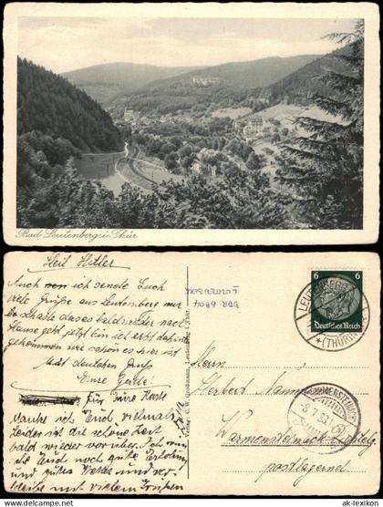 Ansichtskarte Leutenberg Panorama-Ansicht Bad Leutenberg 1933