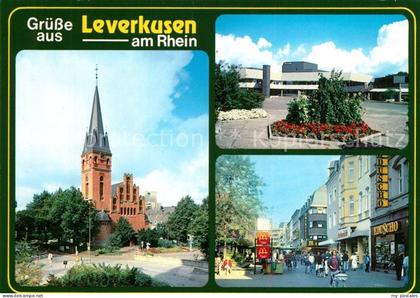 LEVERKUSEN  CITY Kirche Stadtansicht