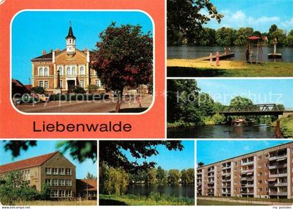 Liebenwalde Rathaus Marktplatz Schwimmbad Vossschloss