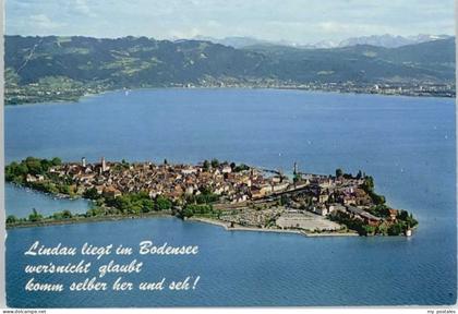 Lindau Bodensee Lindau Fliegeraufnahme