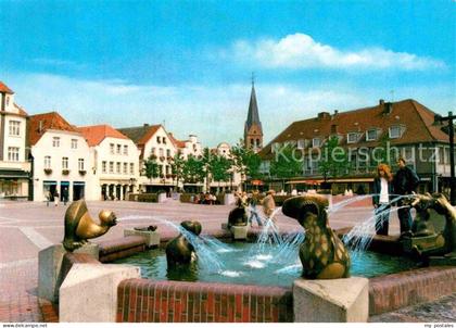 Lingen Ems Markt Brunnen