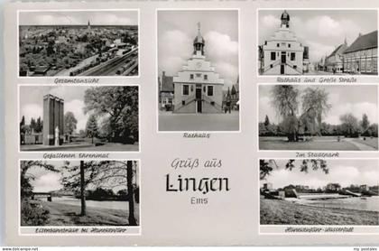 Lingen Rathaus Gefallenen Ehrenmal Eisenbahnbruecke