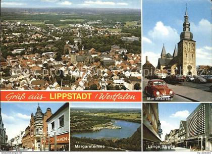Lippstadt Fliegeraufnahme Marienkirche Margaretensee Lange Strasse