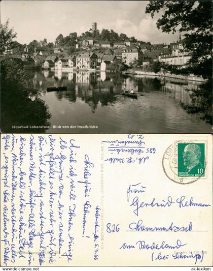 Ansichtskarte Bad Lobenstein Moorbad 1966