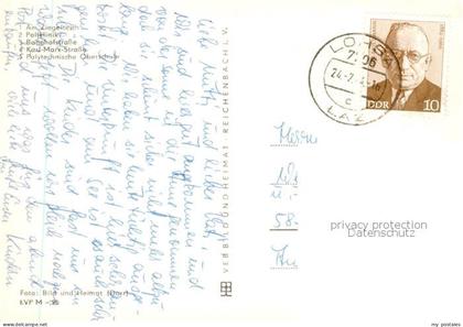 Lohsa Am Ziegelteich Poliklinik Bahnhofstrasse Karl Marx Strasse Polytechnische