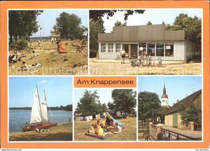 Lohsa Knappensee Liegewiese Kaufhalle Strand Campingplatz Kirche