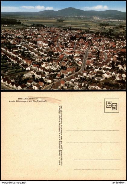 Lorsch Luftbild Lorsch/Hessen An der Nibelungen- und Siegfriedstraße 1980