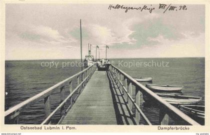 LUBMIN Ostseebad Dampferbruecke