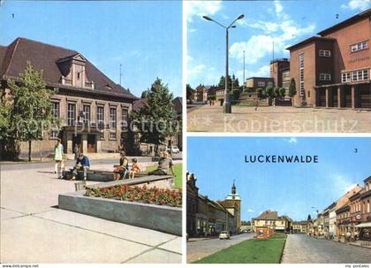 Luckenwalde Bahnhof Stadttheater Ernst Thaelmann Strasse