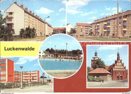 Luckenwalde Leninplatz Freibad Platz der Jugend