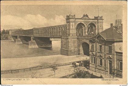 Ludwigshafen Rhein Ludwigshafen Bruecke o 1919