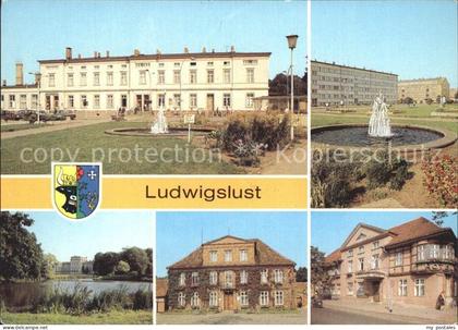 Ludwigslust Bahnhof John Brinckmann Strasse Schloss Rathaus Mecklenburger Hof