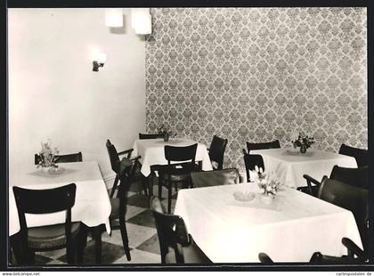 AK Levern /Krs. Lübbecke, Kurhotel Heidsiek, Innenansicht