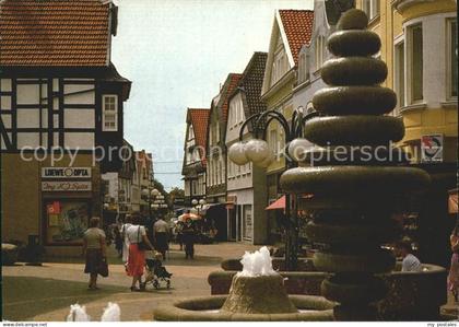 Luebbecke Westfalen Brunnen Fussgaengerzone