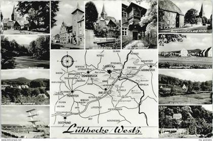 Luebbecke Westfalen Luebbecke Rathaus Burgmannshof Freibad