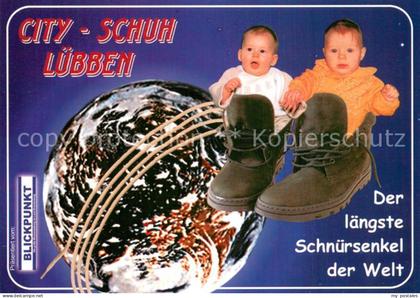 Luebben Spreewald City Schuhhaus Luebben Der laengste Schnuersenkel der Welt