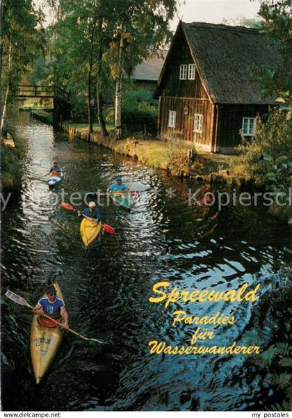Luebben Spreewald Paradies fuer Wasserwanderer Spreewaldhaus