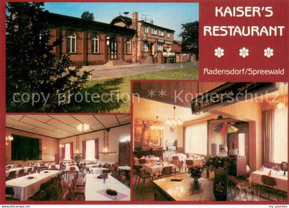 Radensdorf Spreewald Kaisers Restaurant