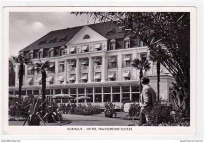 39072000 - Luebeck Travemuende mit Kurhaus - Hotel gelaufen, 1956. Gute Erhaltung.
