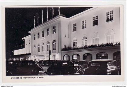 39072019 - Luebeck Travemuende mit Casino bei Nacht ungelaufen  Gute Erhaltung.