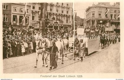LueBECK  CITY Historischer Festzug Freibrief der Stadt Luebeck 1226