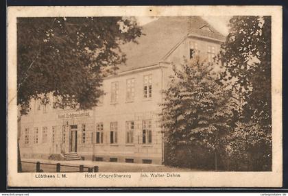 AK Lübtheen i. M., Hotel Erbgrossherzog, Inh. Walter Dehns