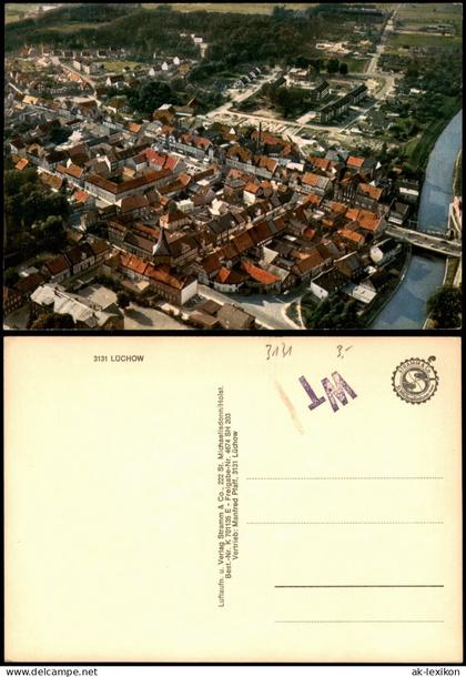Ansichtskarte Lüchow (Wendland) Luftaufnahme Luftbild 1981