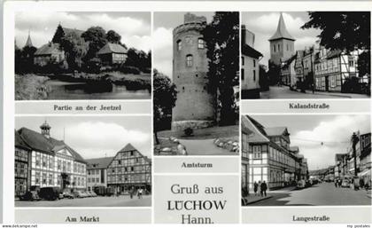Luechow Wendeland Luechow Amtsturm Markt Langestrasse