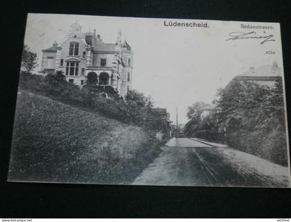 Lüdenscheid - Sedanstrasse , 1905 , alte Ansichtskarte , AK , CPA !!