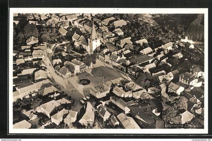 AK Lütjenburg i. Holstein, Fliegeraufnahme vom Ort
