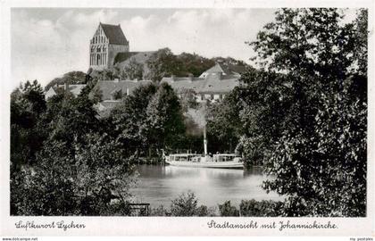 Lychen Stadtansicht mit Johanniskirche