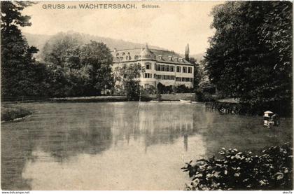 CPA AK Gruss aus WACHTERSBACH Schloss GERMANY (865468)