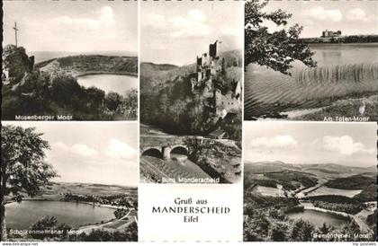 Manderscheid Eifel Mosenberger Maar Burg Manderscheid Totenmaar Schalkenmehrener