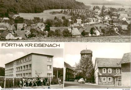 Foertha Marksuhl Thueringen Panorama Schule Ortspartie