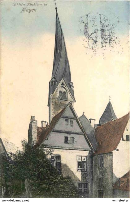 Mayen - Schiefer Kirchturm