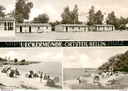 Bellin Ueckermuende Urlaubersiedlung Strandpartien