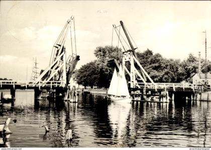 CPA Wieck Eldena Greifswald, Wiecker Brücke