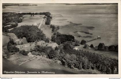 CPA Zarrentin am Schaalsee, Fährhaus, Fliegeraufnahme