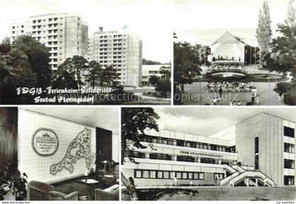 HERINGSDORF  Ostseebad Usedom FDGB-Ferienheim Solidaritaet Kachelwand Foyer Konz