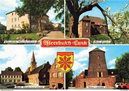 Meerbusch Elisabeth Krankenhaus Haus Latum Kath Kirche und Markt Teloy Muehle